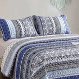 Sophisticated Quilted Coverlet and Pillowcases Set: A Timeless Addition - Queen size V745-MAC080218Q13U