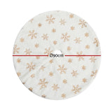 Jingle Jollys Christmas Tree Skirt 90cm Snowflake Ornaments Xmas Decorations XMAS-CARPET-SNOWFLAKE-90