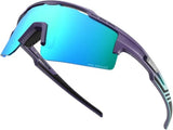 OutdoorMaster Hawk II Polarized Sports Sunglasses for Men Women, TAC 100% UV400 Protection TR90 XFOM-CG-BKK75