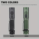 powerful rechargeable magnetic outdoor lighting, long-range V1102-124-74568-BLK-12W