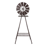 Gardeon Garden Windmill Metal Outdoor Yard Decor 160cm Bronze GWM-B-160CM-BR