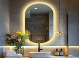 Premium Oval LED Anti-Fog Bathroom Mirror V767-XMR-T28-712-AU-V2