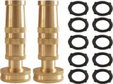 4" Twist Hose Nozzle 2 Way Hose Splitter with Hose Extension V1258-DP02-C-203