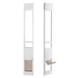 Dog Door for Sliding Glass Door, 75 7/8"-80 11/16" Adjustable Height Doggy Door for Sliding Doors, V952-HDMGMLXCKJBLJHZS9V0