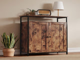 Levede Storage Cabinet Multipurpose Organiser Cupboard Adjustable Shelves EA0288-BR-AU