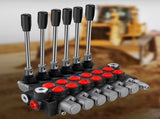 Hydraulic Directional Control Valve, 6 Spool Hydraulic Spool Valve, 11 GPM Hydraulic Loader Valve, V952-KZFFXYC611GPMFJ1GV0