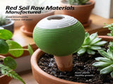 4-Pack 430 ml Terracotta Self Watering Globe, Slow Drip Irrigation, Cute Globe Design, Slow Release V1369-AZ3-W-12102