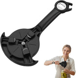 Adjtable Steel Jar Opener, Multifunctional Lid Gripper & Bottle Cap Opener for Weak Hands, V1258-DP02-F-418