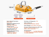 Permanent Magnetic Lifter, 400 kg Pulling Capacity, Heavy Duty N42 Neodymium Lifting Magnet with V952-UXYCXP880LBS7321O001V0