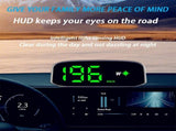 Car Speedometer Solar Head Up Display GPS Digital Intelligent Light Sensing HUD V1369-AZ3-W-23101