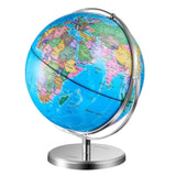 Illuminated World Globe with Stand, 228.6 mm, Educational Earth Globe with Stable Heavy Metal Base V952-DQYJJLFGXZ9YG1I1PV9