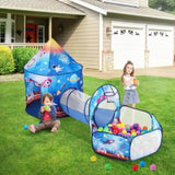3 in 1 Kids Play Tent with Tunnel for Boys, Girls, Babies and Toddlers, Indoor/Outdoor Pop Up V952-PPSDZPX3DHJ0CMQ25V0