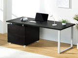 Artiss Computer Desk Drawer Black 140CM DESK-140M-BK-AB