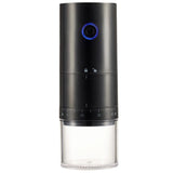 Portable Electric Conical Burr Coffee Grinder , Rechargeable Small Coffee Bean Mill with Grind V1192-AZ-W-15231