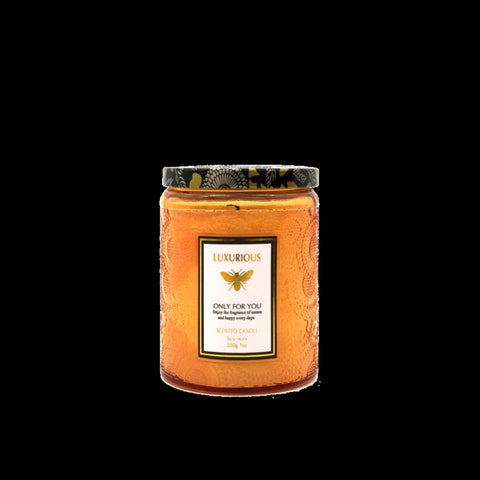Faubourg Embossed Scented Candle amber V650-LZ72208