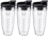 Ninja Blender Cups Replacement 24oz Compatible with Ninja BN401, BL450, BL456, BL480, BL2012, V1258-DP02-C-112