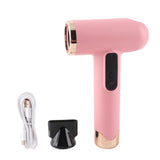USB Rechargeable Hair Dryer 15600mah High Speed Motor Compact Hair Blow Dryer Low Noise for Outdoor V1294-YM0901-3113240300713