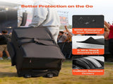Electronic Drum Kit Bag, 600D, Padded Drum Bag with Wheels, Large 920 x 420 x 410 mm Interior, V952-GSNBNJB1JTDZ6O9LU001V0