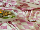 Simple Vintage Checkerboard Autumn Winter Warm Nap Throw Flannel Fleece Sofa Leisure V1294-YM0717-3117220191614