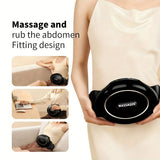 Abdominal Massage Device Health And Wellness Relaxation Therapy Heat Massage - Black - Size 25-16 V1347-110-39895-BLK-25-16