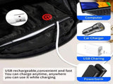15L Backpack with USB Charging & Smart LED Turn Signals, Waterproof Cycling Commuter Daypack, V1232-QXSJB001