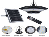 Neoglint 228LEDs Solar Powered Pendant Lamp PIR Motion Sensor Light Outdoor Waterproof Hanging Lamp V1294-YM0901-LB0320