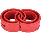 Shock Absorber Spring Buffer 2Pc Universal Car Red Bumper Cushion Car Shock Absorber Spring Bumper V1188-MS-227-2096