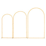 Arch Stand, Set of 3, 2.2/2/1.8 m , Stable Structure, Easy Assembly, Gold Metal Arch V952-BYDGMJSJT72FV0MUO001V0