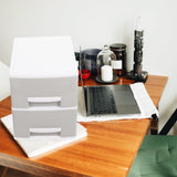 Office Desktop Organizer Grey Plastic Storage Rack For Colleagues 1 Set V1369-AZ3-W-12342