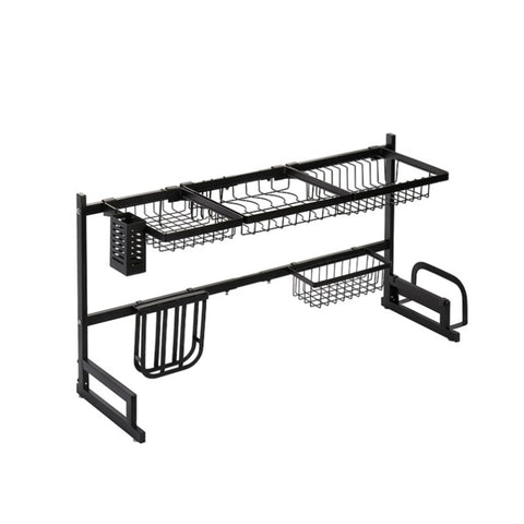 GOMINIMO Dish Drying Rack Over Sinks Adjustable 85-100cm V227-6160402101990