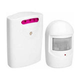 Driveway Alarm Wireless Outside Motion Sensor Alarm with Receiver Weatherproof Infrared Sensor, V1192-AZ-W-28017