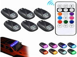 Solar Powered Cab Lights, Solar Wireless No Drill Truck Cab Roof Lights With Vibration Sensor V1369-AZ3-W-09717