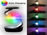 Rotating Levitating Night Light with RGB Colors & Wireless Charging 1-Second Palm-Activated Spin, V1107-ROTATING LEVITATING NIGHT LIGHT