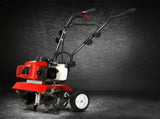Giantz 63CC Tiller Garden Cultivator Rototiller 4 Blades Soil Plower Rotary Hoe GTC-EITW-6B-N-RD