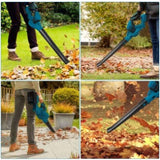 Cordless Leaf Blower Dust Tools Garden Lightweight for Makita 18V Battery AU V201-FUN0036BU8AU