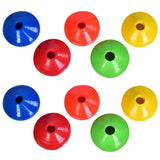 50Pcs Soccer Cones with Storage Bags and Brackets Sports Training Marker Discs V1308-DSZKI-257