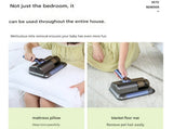 Visualized dust box White Wireless UV Mite Remover Vacuum - 10000Pa Strong Suction, High Frequency V888-ELOSUNG53596
