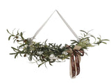 Simulation Silks Artificial Olive Branch Leaves Cotton Wreath Lintel Decoratives Table V1294-YM0523-220217LW04-2