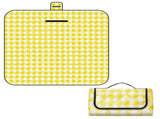 Foldable Picnic Mat Water-resistant Soft Camping Blanket Beach Outdoor Mat Yellow L V1308-DSZKI-930-2