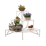 Riviera 3 Tier Round Fronted Corner Potplant Stand 60cm V637-48115STD
