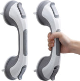 Shower Grab Bar, 2 Pack 12 Inch Suction Grab Bars for Bathtubs and Showers for Elderly, Shower V1079-BAR01