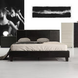 Double PU Leather Bed Frame Black V63-761225