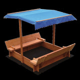 Kids Wooden Toy Sandpit with Canopy V63-799047