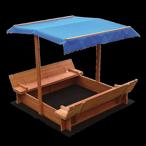 Kids Wooden Toy Sandpit with Canopy V63-799047