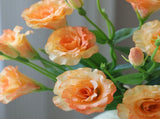 5PCS Artificial Silk Fake Eustoma Flowers Long Stem Lifelike Flowers for Wedding Party Home Decor V1294-YM0901-240821HL01-1