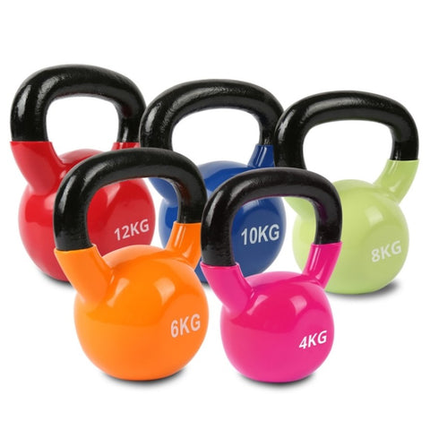 CORTEX 4kg-12kg Kettlebell Vinyl V420-KBVINYLSET4-12KG