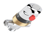 G1/2in Bathtub Thermostatic Mixing Valve Water Temperature Pipe Basin Thermostat Control V1294-YM0727-JY14021