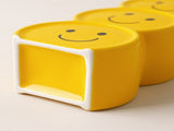 Smile Face Vase Multi Purpose Creative Fun Compact Ceramic Smile Face Stacking Vase for Home Decor V1294-YM0901-240319HL05-1