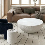 Lunar Stone Coffee Table - Fossil V355-IA-CT-LUN-ST