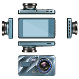 1080P Touch Screen Car Dash Camera Video DVR Front and Rear Night Vision Car Driving V1263-JX-7315